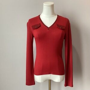 Anthropologie "elevenses" Long Sleeve Shirt - Size S